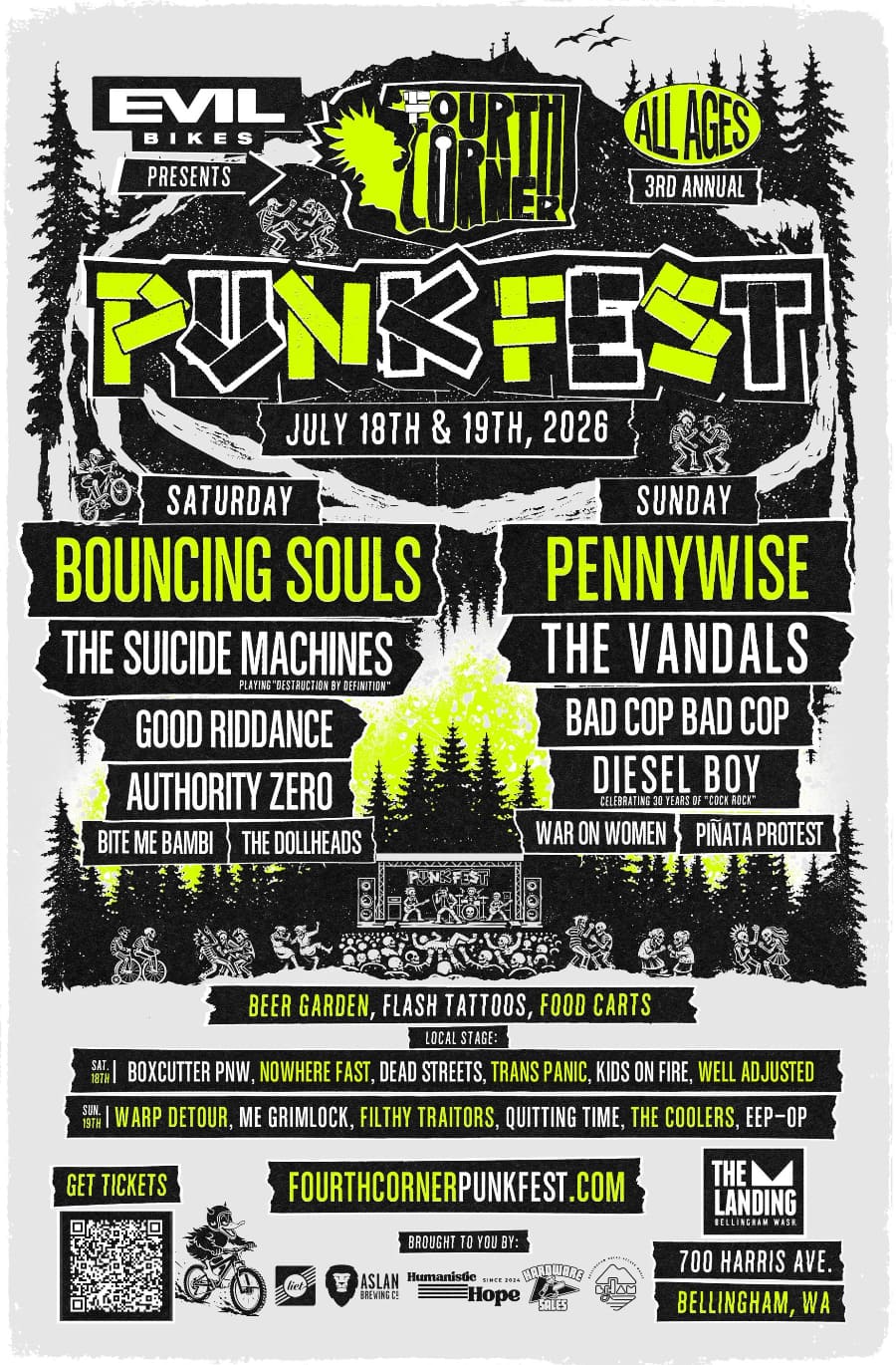 Warp Detour at Fourth Corner Punk Fest 2026 on July 19, 2026