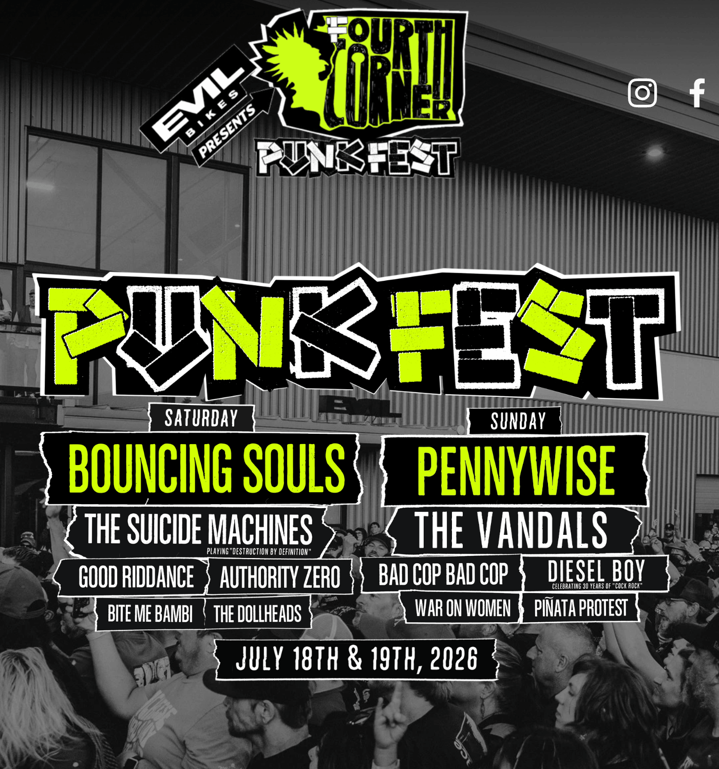 Warp Detour at Fourth Corner Punk Fest 2026 on July 19, 2026